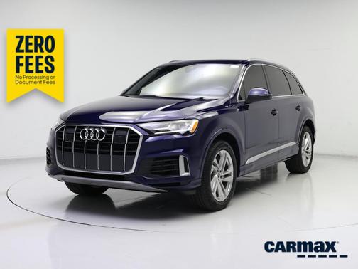 Blue 2022 Audi Q7 Premium Plus