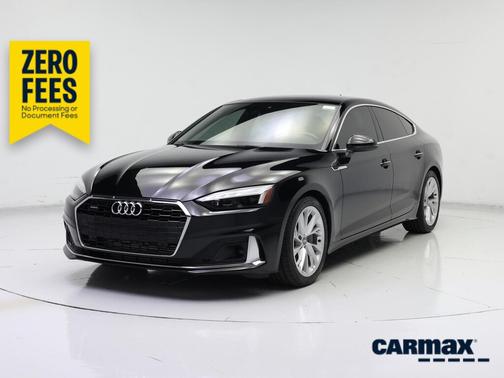 Black 2020 Audi A5 Premium Plus