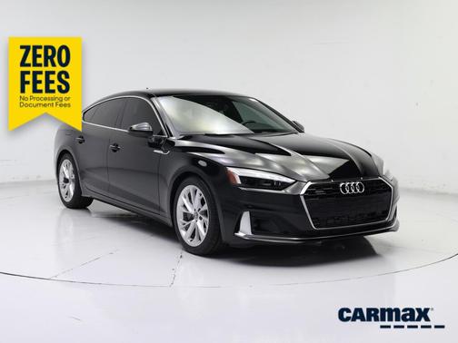 Black 2020 Audi A5 Premium Plus