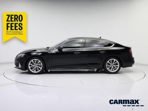 Black 2020 Audi A5 Premium Plus