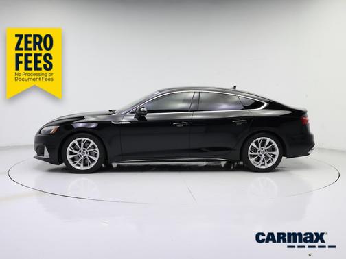 Black 2020 Audi A5 Premium Plus