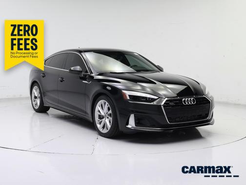 Black 2020 Audi A5 Premium Plus