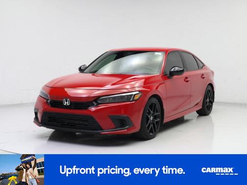 Red 2022 Honda Civic Sport