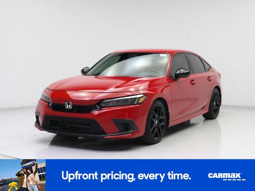 Red 2022 Honda Civic Sport