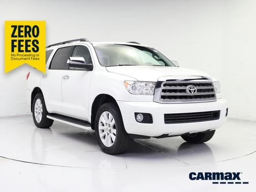 White 2014 Toyota Sequoia Platinum