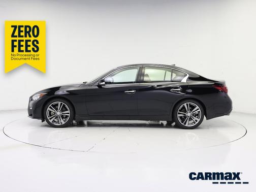 Black 2021 INFINITI Q50 Signature Edition