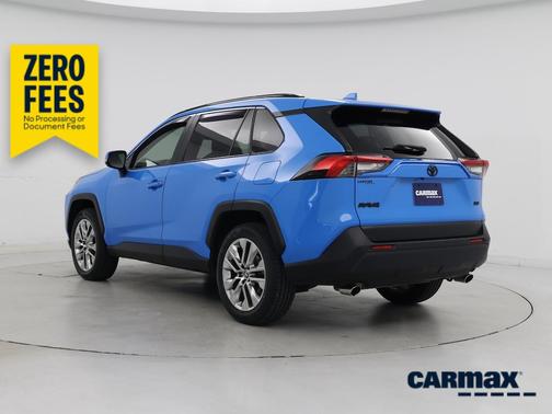 Blue 2020 Toyota RAV4 XLE Premium