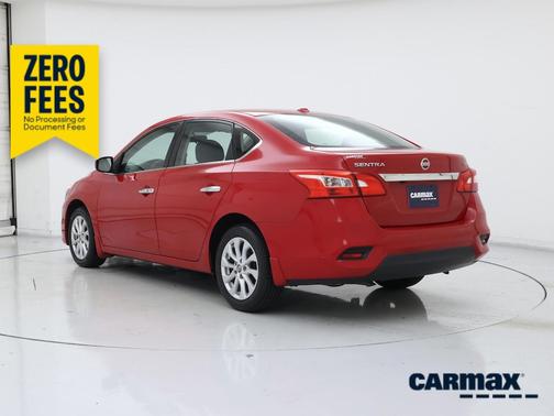 Red 2018 Nissan Sentra SV