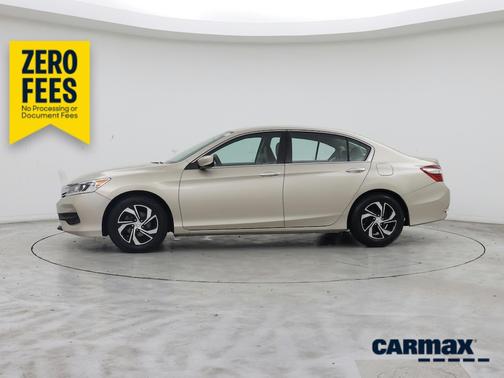 Gold 2017 Honda Accord LX