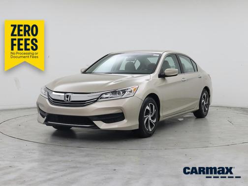 Gold 2017 Honda Accord LX