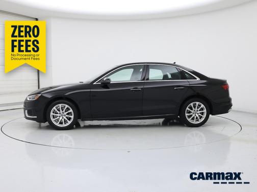 Black 2020 Audi A4 Premium