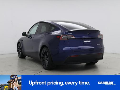 Blue 2022 Tesla Model Y Performance