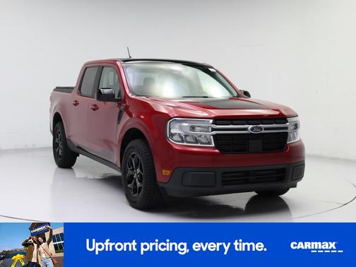 Red 2022 Ford Maverick Lariat