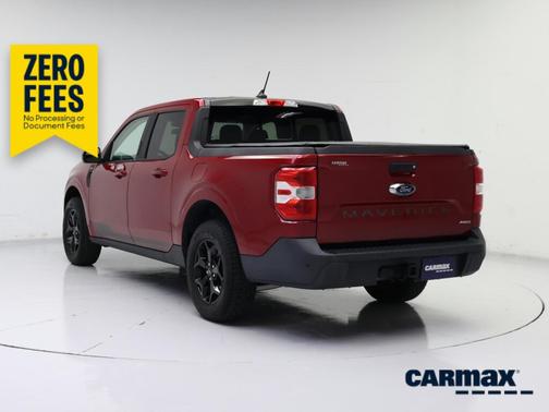 Red 2022 Ford Maverick Lariat