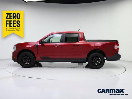 Red 2022 Ford Maverick Lariat