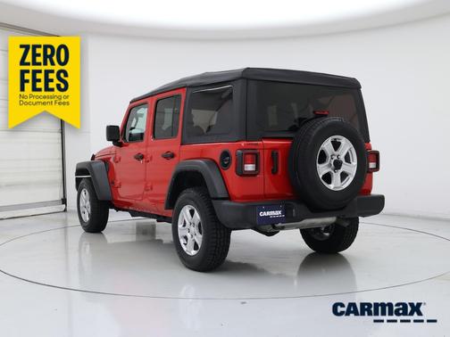 Red 2022 Jeep Wrangler Unlimited Sport S