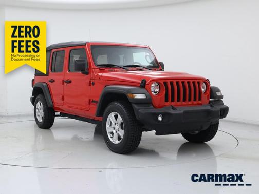 Red 2022 Jeep Wrangler Unlimited Sport S