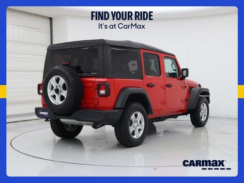 Red 2022 Jeep Wrangler Unlimited Sport S