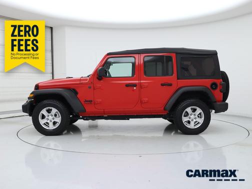 Red 2022 Jeep Wrangler Unlimited Sport S