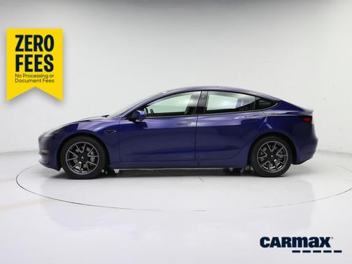 Blue 2021 Tesla Model 3 Standard Range Plus