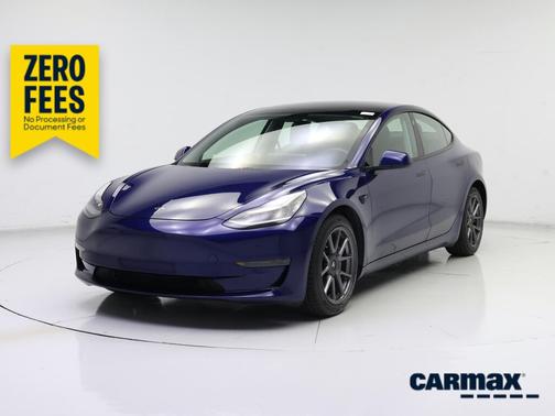 Blue 2021 Tesla Model 3 Standard Range Plus