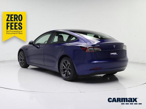 Blue 2021 Tesla Model 3 Standard Range Plus