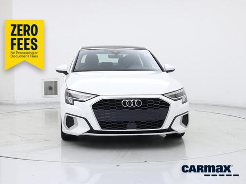 White 2023 Audi A3 Premium