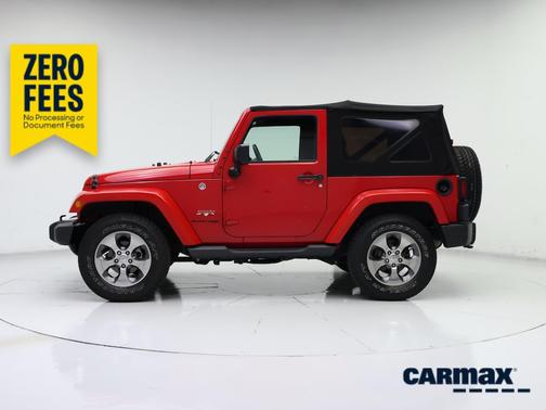 Red 2018 Jeep Wrangler Sahara