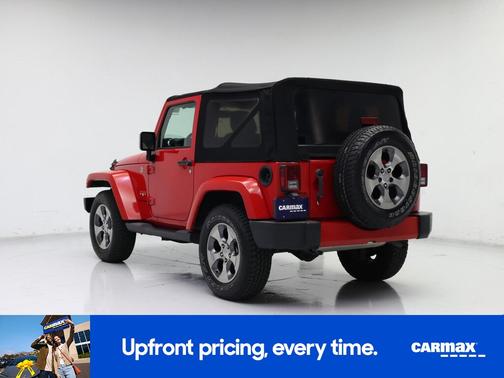 Red 2018 Jeep Wrangler Sahara