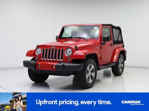 Red 2018 Jeep Wrangler Sahara