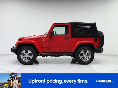 Red 2018 Jeep Wrangler Sahara