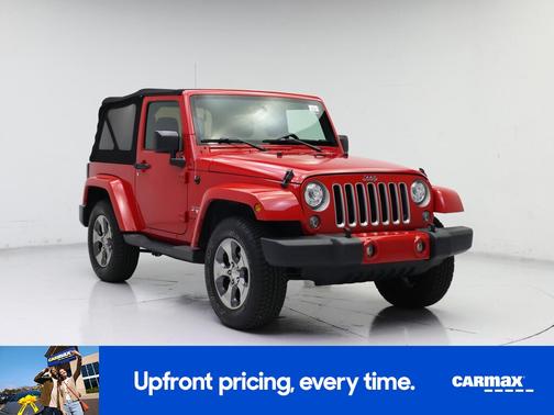 Red 2018 Jeep Wrangler Sahara