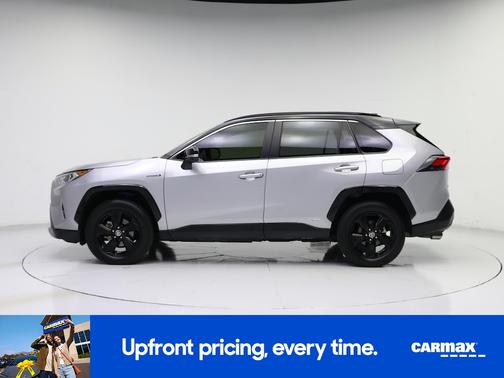 Silver 2020 Toyota RAV4 Hybrid XSE