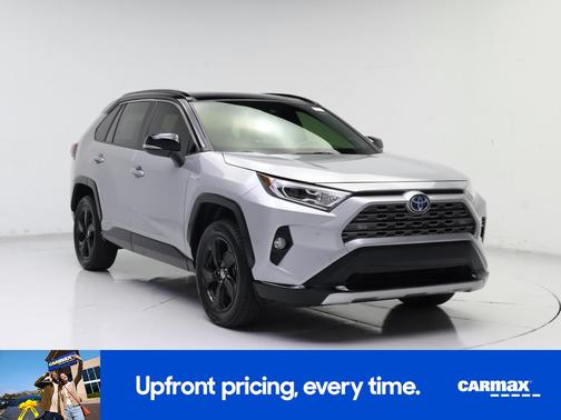 Silver 2020 Toyota RAV4 Hybrid XSE