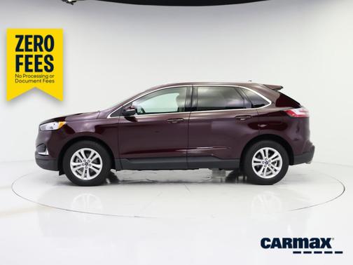 Burgundy 2020 Ford Edge SEL