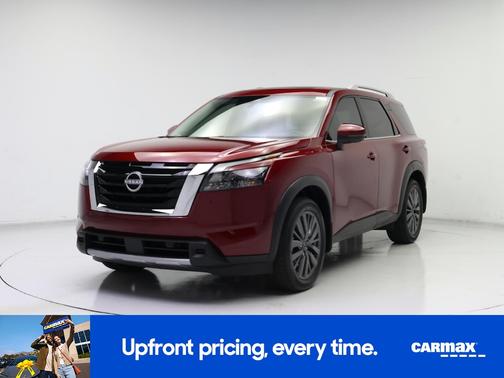 Red 2025 Nissan Pathfinder SL