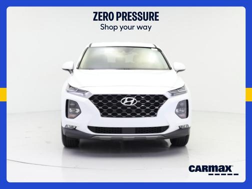 White 2020 Hyundai SANTA FE SEL