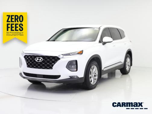 White 2020 Hyundai SANTA FE SEL
