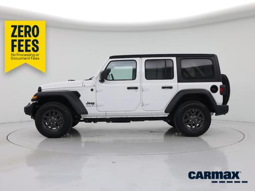 White 2025 Jeep Wrangler Sport S