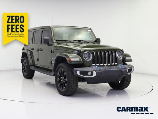 Green 2023 Jeep Wrangler 4xe Unlimited Sahara