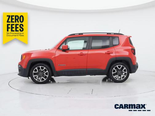 Red 2018 Jeep Renegade Latitude
