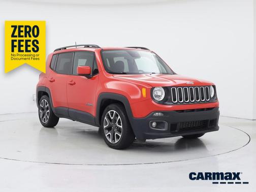 Red 2018 Jeep Renegade Latitude