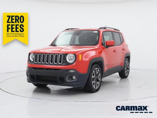 Red 2018 Jeep Renegade Latitude