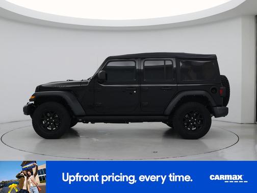 Black 2022 Jeep Wrangler Unlimited Willys