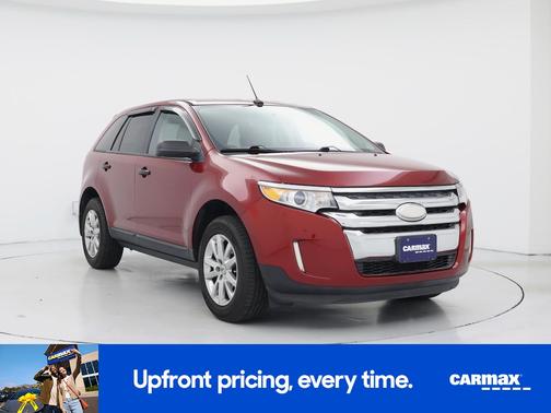 Red 2014 Ford Edge SEL