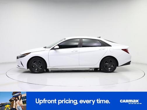 White 2023 Hyundai ELANTRA HEV Blue