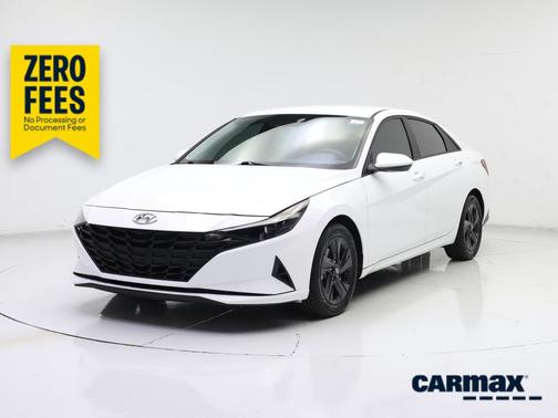 White 2023 Hyundai ELANTRA HEV Blue