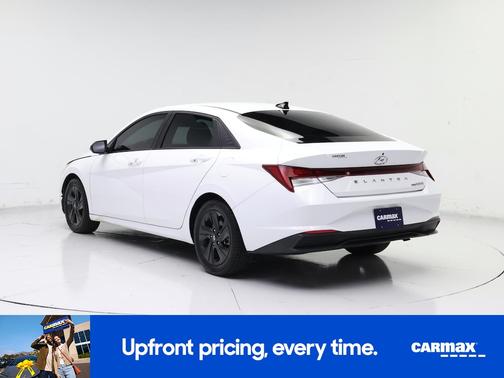 White 2023 Hyundai ELANTRA HEV Blue