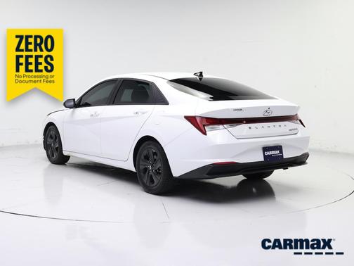 White 2023 Hyundai ELANTRA HEV Blue