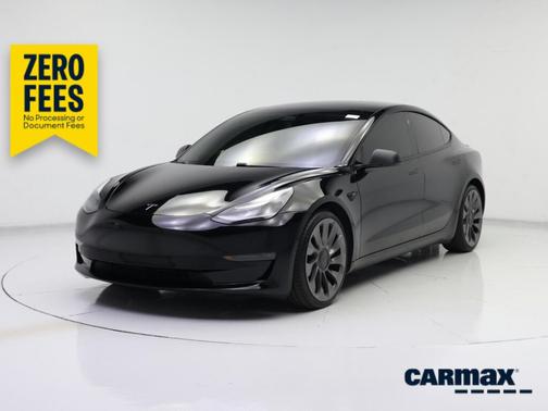 Black 2021 Tesla Model 3 Performance